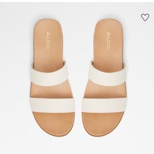 White Aldo Aliawen Sandals